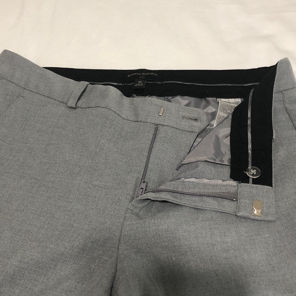 Banana Republic Light Gray Trousers